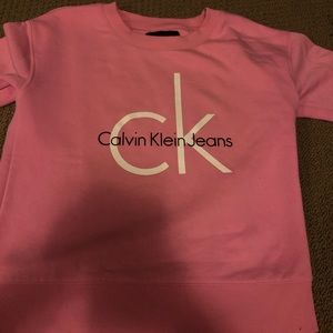 calvin klein jeans pink crewneck size small